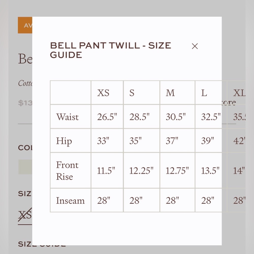 NWT Julia Amory Bell Pant Twill in Black, Size Large - Picture 14 of 14